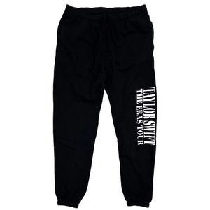 Taylor Swift Officially Licensed The Eras Concert Tour Sweatpants in Black
